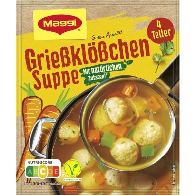 MAGGI GUTEN APPETIT Suppe Grießklößchen,ergibt 1L