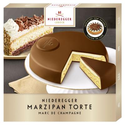 Niederegger Marzipan-Torte »Marc de Champagne« in Vollmilch-Schokolade 185g