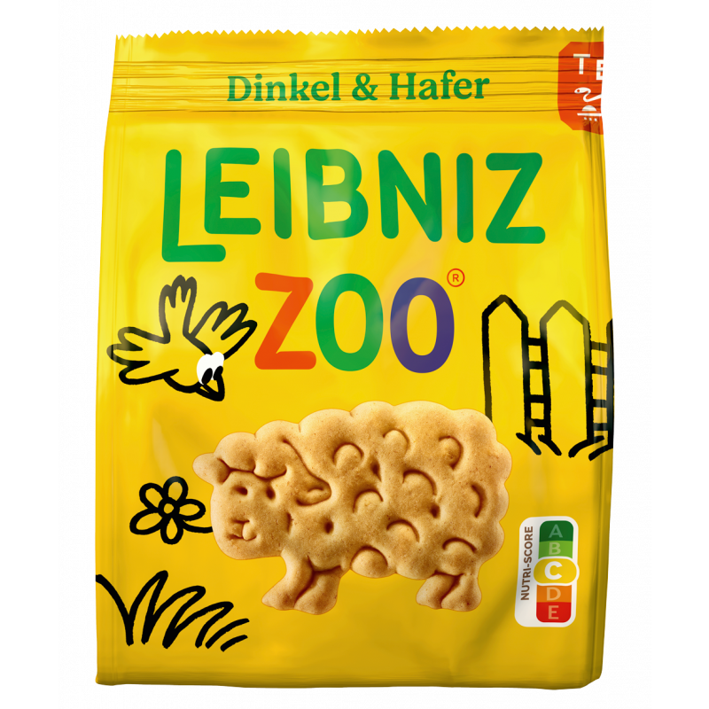 Bahlsen Leibniz Zoo Dinkel & Hafer à 125g