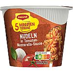 MAGGI 5 MINUTEN TERRINE Nudeln in Tomaten-Mozzarella-Sauce 55g