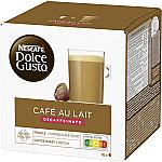 NESCAFE DOLCE GUSTO Cafe au Lait Decaffeinato 8+8 Capsule = 160g
