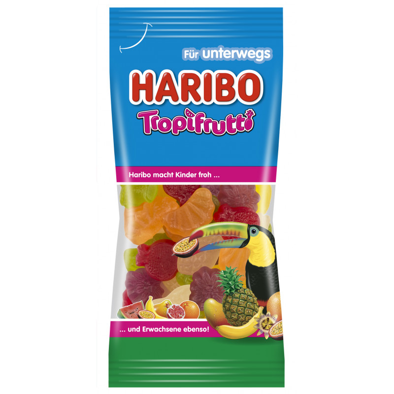 Haribo Tropifrutti Mini Schlauchbeutel 75g