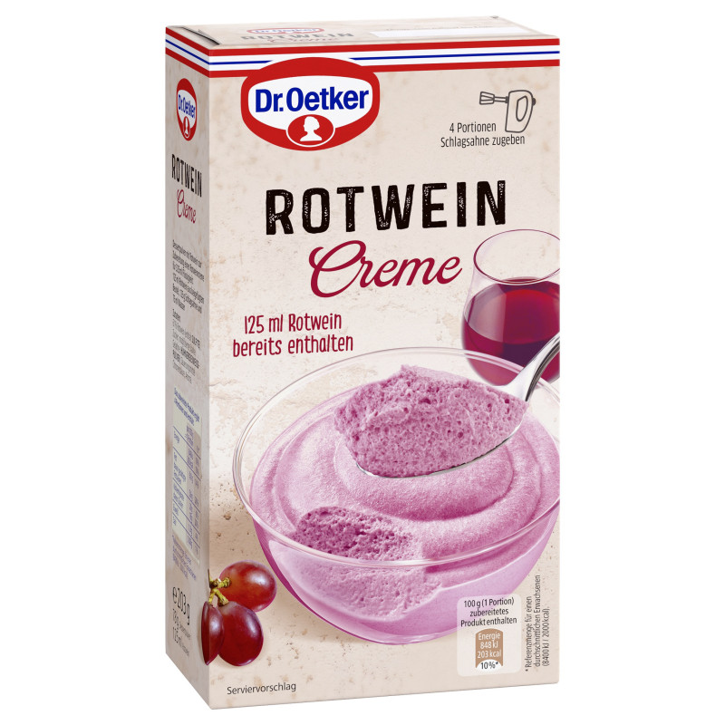 Dr. Oetker Rotwein Creme 325ml