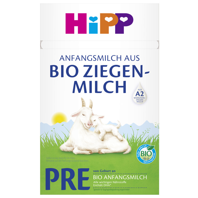HiPP Milchnahrung Pre Anfangsmilch aus Bio Ziegenmilch, 400g