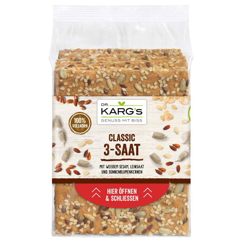 Dr. Karg's Knäckebrot Classic, 200g