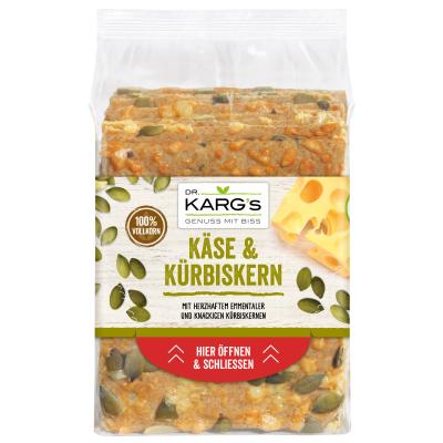 Dr. Karg's Crispbread Cheese & Pumpkin Seed, 200g
