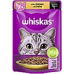 WHISKAS® Pouch 7+ with Chicken in Sauce 85g