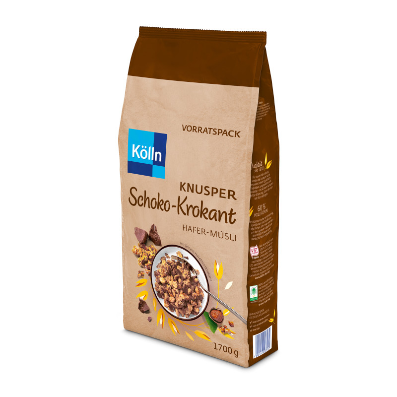 Kölln Knusper Schoko-Krokant Hafer-Müsli 1700g