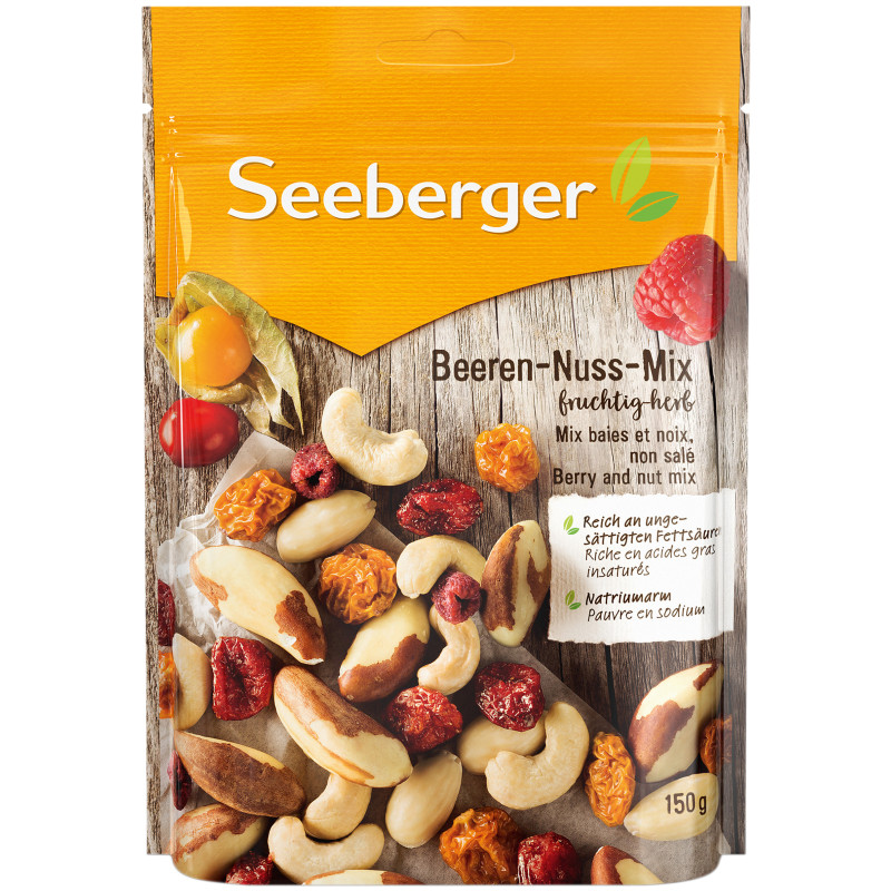 Seeberger Beeren-Nuss-Mix fruchtig-herb 150g