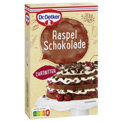 Dr. Oetker Raspelschokolade Zartbitter RAC MB 100g