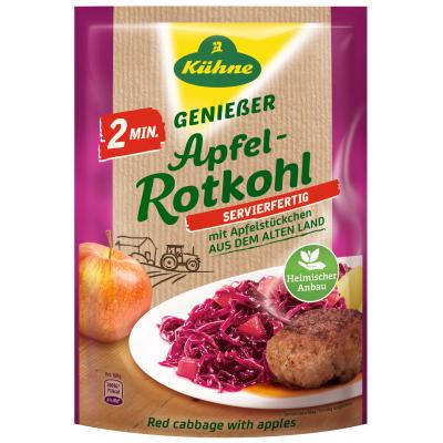 Kühne Apfelrotkohl 2 Minuten, 400g Standbeutel