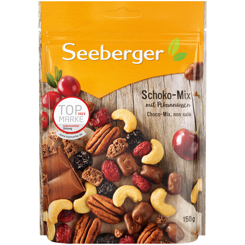Seeberger Chocolate Mix with Pecan Nuts 150g