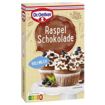 Dr. Oetker Raspelschokolade Vollmilch RAC MB 100g
