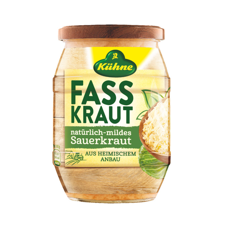 Kühne Fasskraut natürlich-mild 425ml 400g