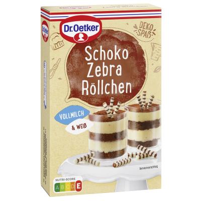Dr. Oetker Chocolate Zebra Rolls RAC MB 75g