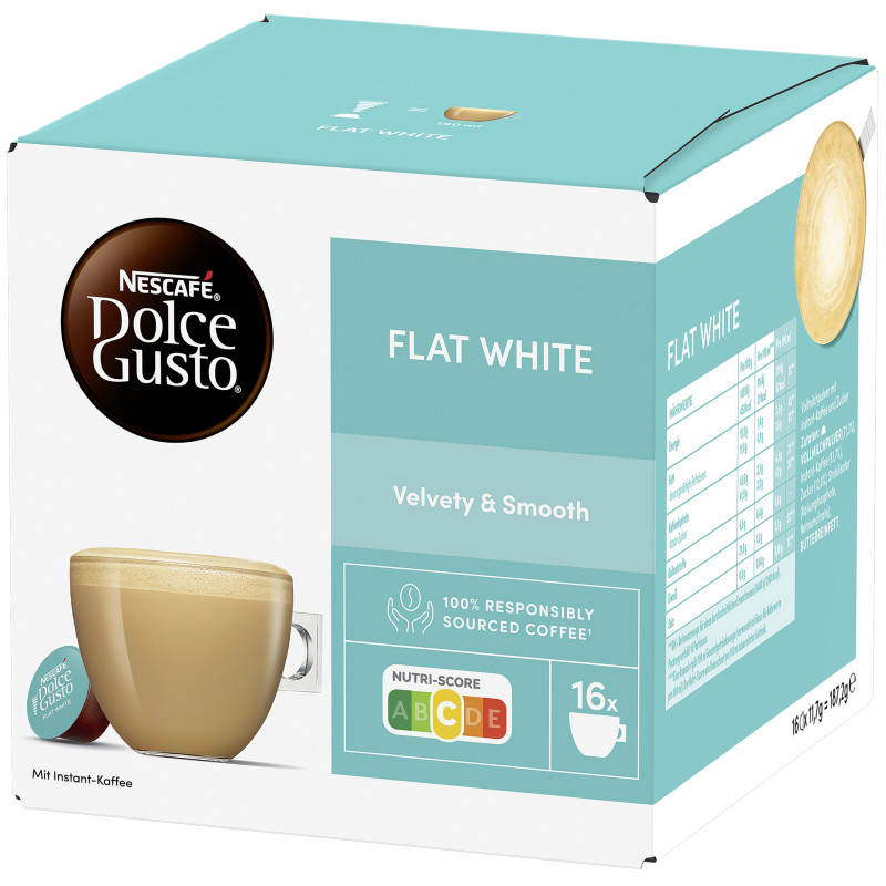 NESCAFE DOLCE GUSTO Flat White 16 Capsule = 187,2g