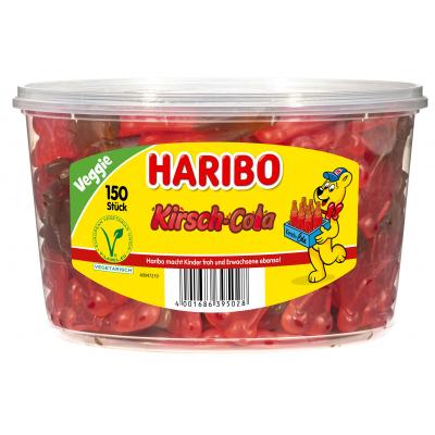 Haribo Cherry Cola Can 150 pcs. = 1350g Fruit Gum