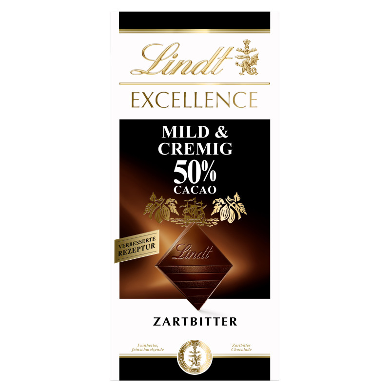 Lindt Excellence 50% Mild 100g
