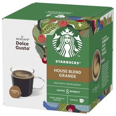 STARBUCKS HOUSE BLEND by NESCAFÉ DOLCE GUSTO 12 Capsule = 102g