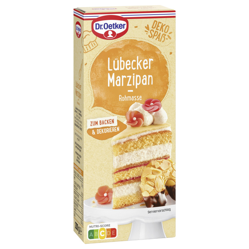 Dr. Oetker Lübeck Marzipan Raw Mass 200g