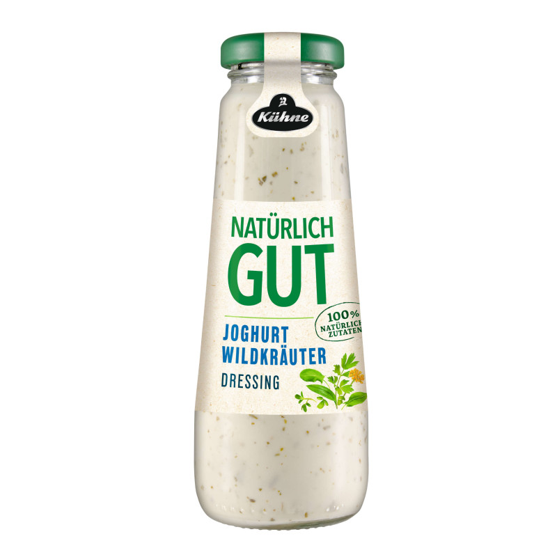 Kühne Natürlich Gut Joghurt Wildkräuter, 250ml