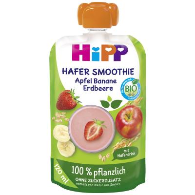 HiPP Strawberry Banana in Apple with Oat Drink 120mlt.