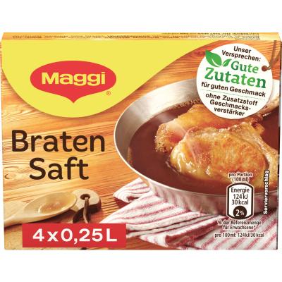 MAGGI Bratensaft 4er, ergibt 1L