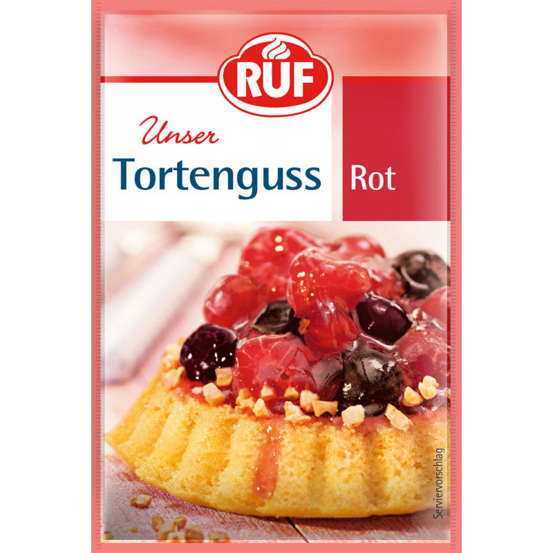 RUF Tortenguss rot 36g