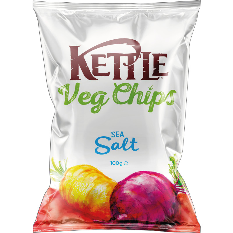 KETTLE CHIPS VEGAN. LIGHTLY SALTED 100G