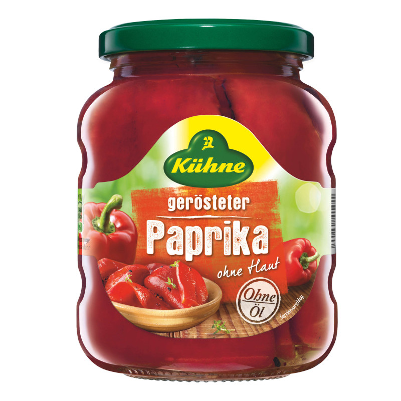 Kühne Gerösteter Paprika 370ml 340g