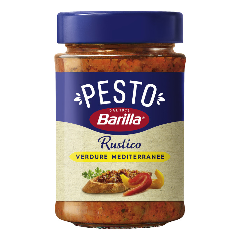 Barilla Pesto Rustico Mediterr 200g