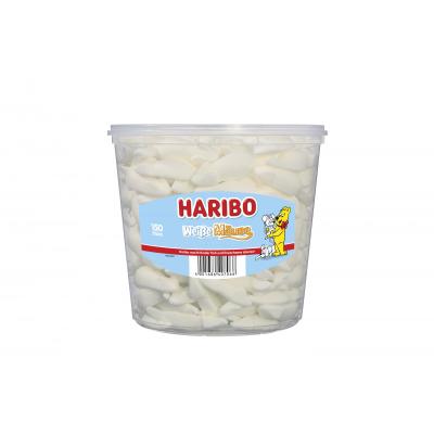 Haribo White Mice 1 Can 150 pcs. = 1050g Marshmallow Sugar