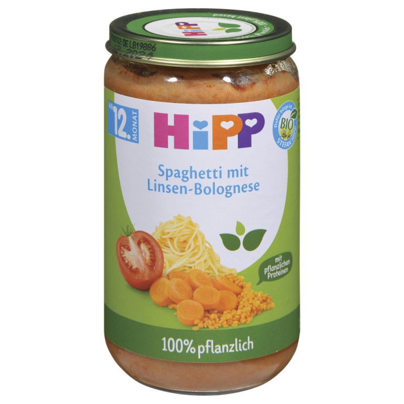 HiPP Spaghetti mit Linsen-Bolognese 250g