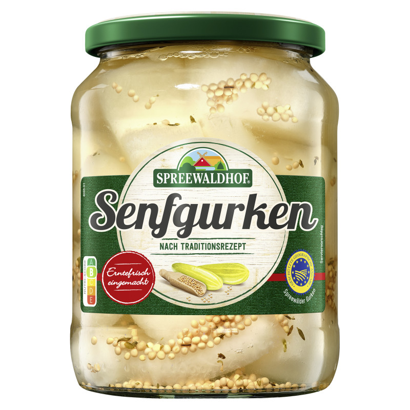 SPREEWALDHOF Senfgurken 720ml
