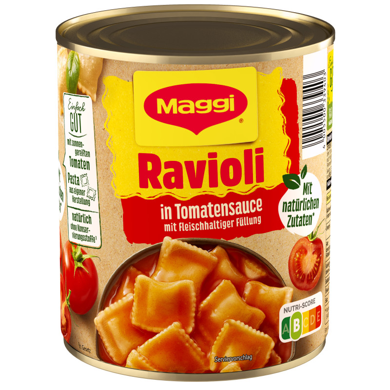 MAGGI Ravioli in Tomatensauce 800g