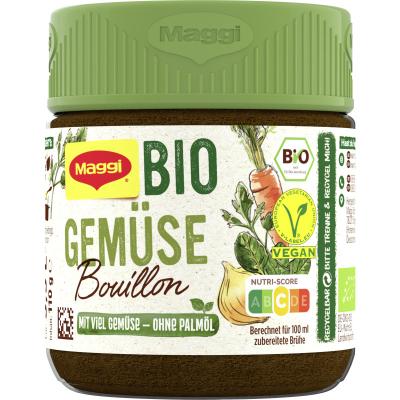 MAGGI Bio Gemüse Bouillon im Glas, Ergibt 5,5L