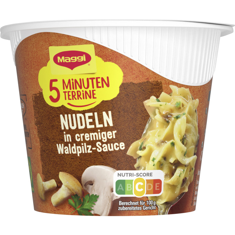 MAGGI 5 MINUTEN TERRINE Nudeln Waldpilz Sauce 56g