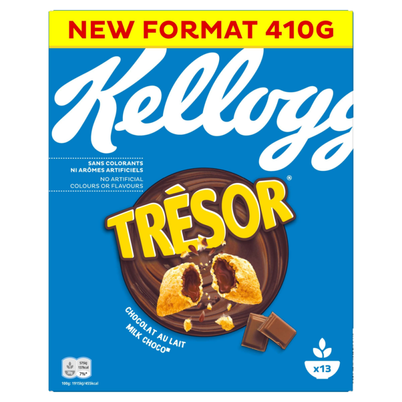 Kelloggs Tresor Milk Chocolate 410g