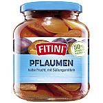 Fitini Pflaumen, halbe Frucht, mit Süßungsmitteln 370ml 340g