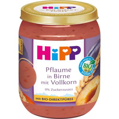 HiPP Plum in Pear with Whole Grain 160g