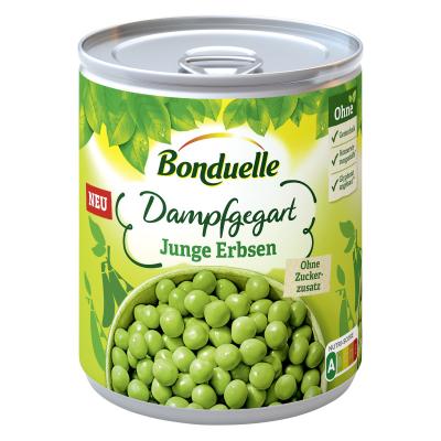 Bonduelle Junge Erbsen Dampfgegart 850ml /  610G