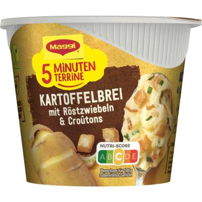 MAGGI 5 MINUTEN TERRINE Kartoffelbrei Röstzwiebeln 56g