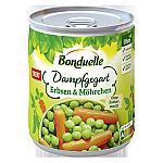 Bonduelle Erbsen mit Möhrchen Dampfgegart 850ml / 610g