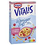 Dr. Oetker Vitalis Less Sweet Crunch Raspberry 425g