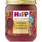 HiPP Raspberry in Apple with Spelt Semolina