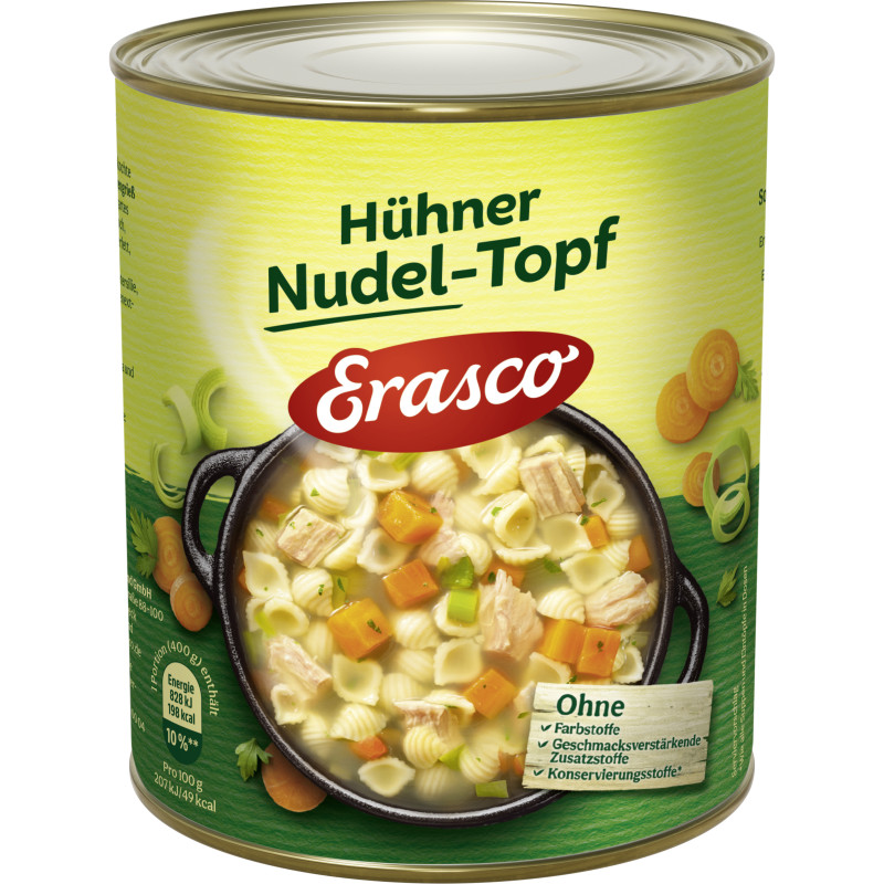 Erasco Hühner-Nudeltopf 800g
