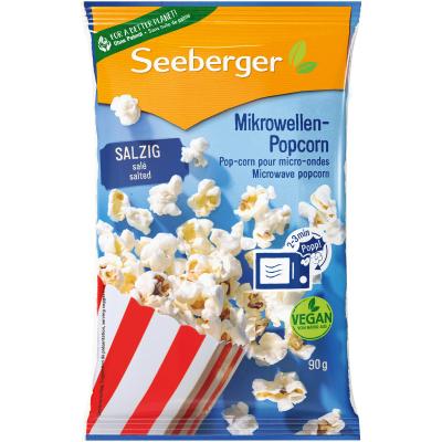 Seeberger Popcorn-Mais für die Mikrowelle, gesalzen 90g