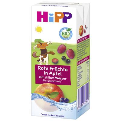 HiPP Red Fruit in Apple with Still Water 200g