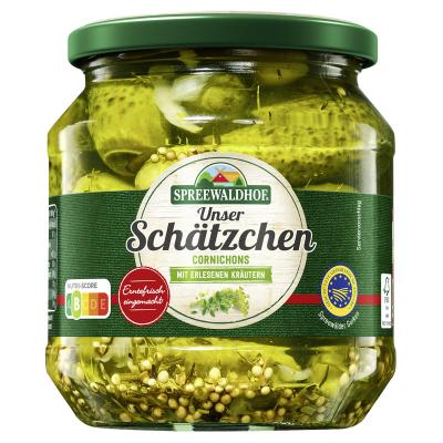 Spreewaldhof Our Darling, Cornichons refined 530g