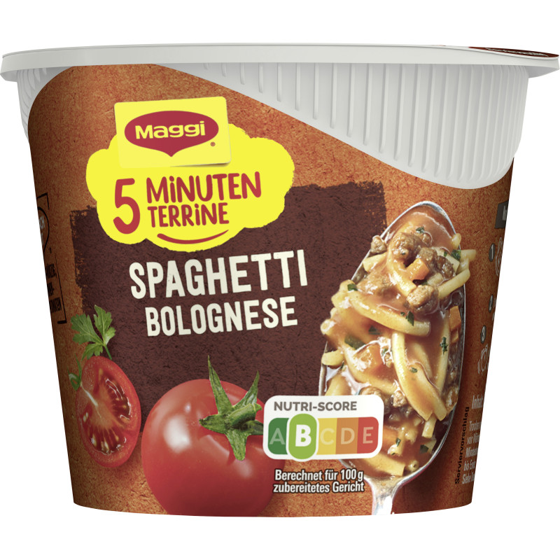 MAGGI 5 MINUTEN TERRINE Spaghetti Bolognese 60g